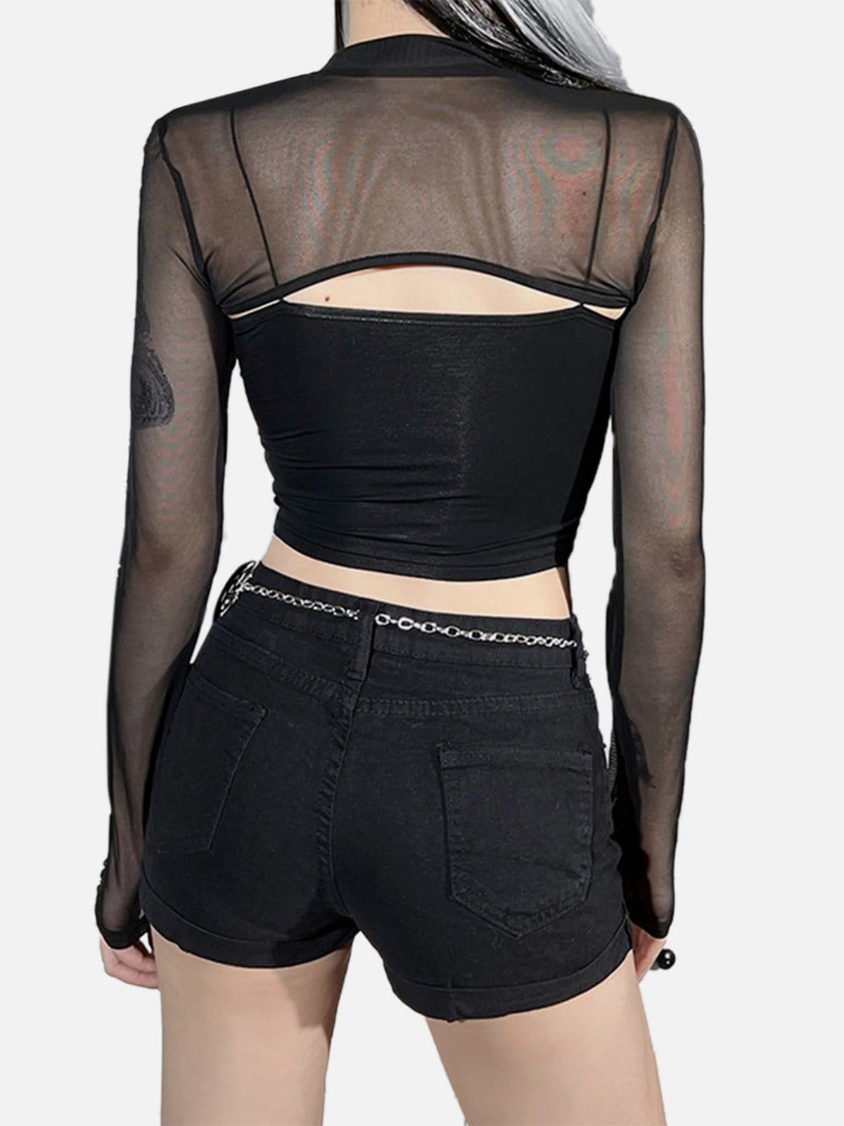 Dark Skull Print Vest