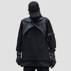 Dark Function Patchwork Fake Two Sweatshirt