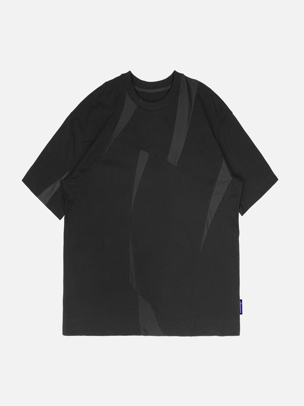 Mesh Patchwork Tee