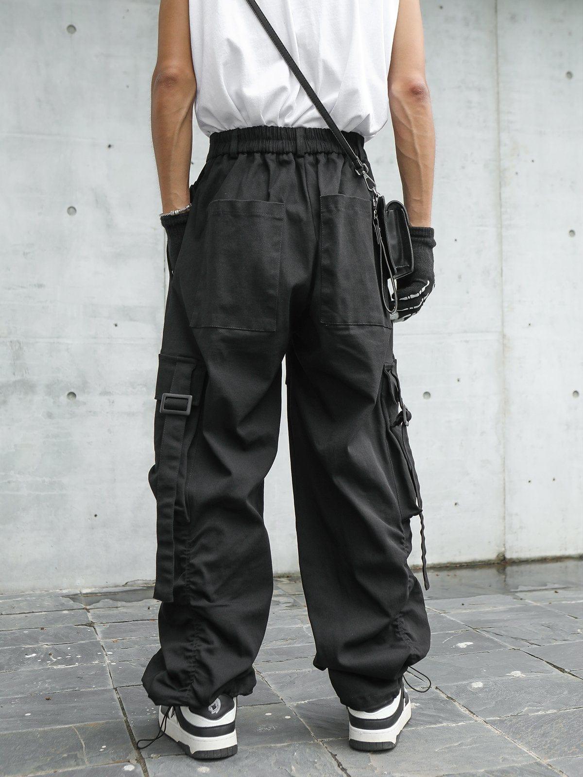 Long Pocket Ribbon Cargo Pant