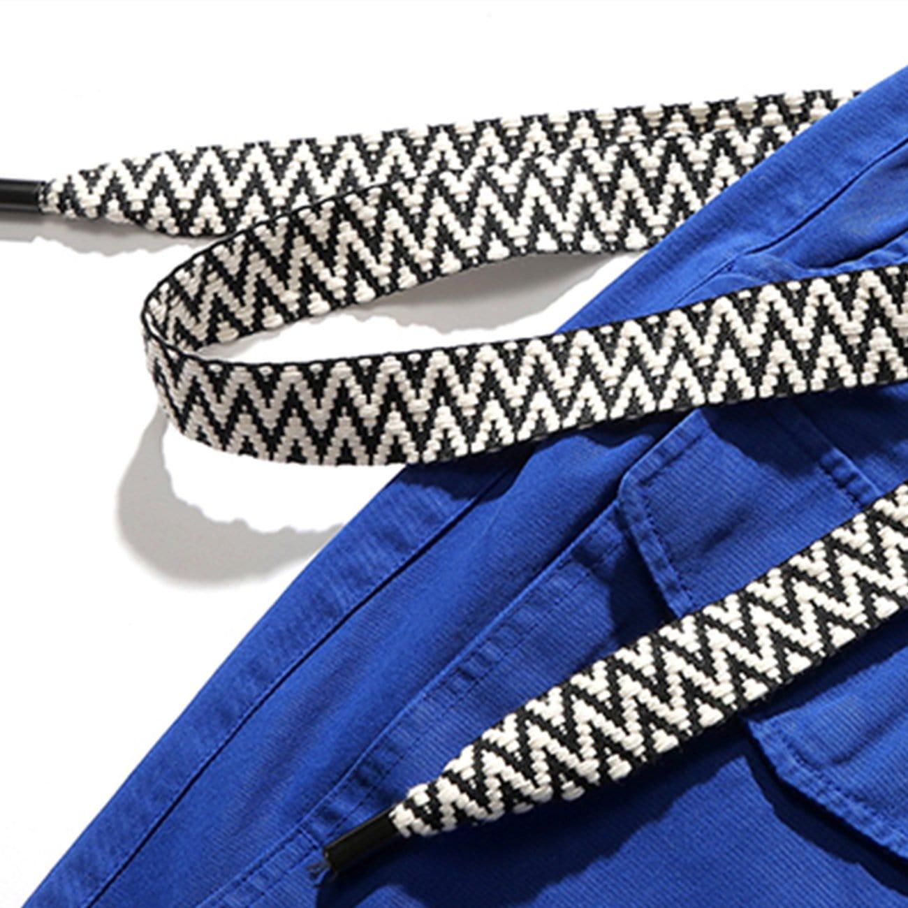 Detachable Drawstring Cargo Shorts