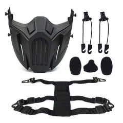 Punk Half Face Shield Mask