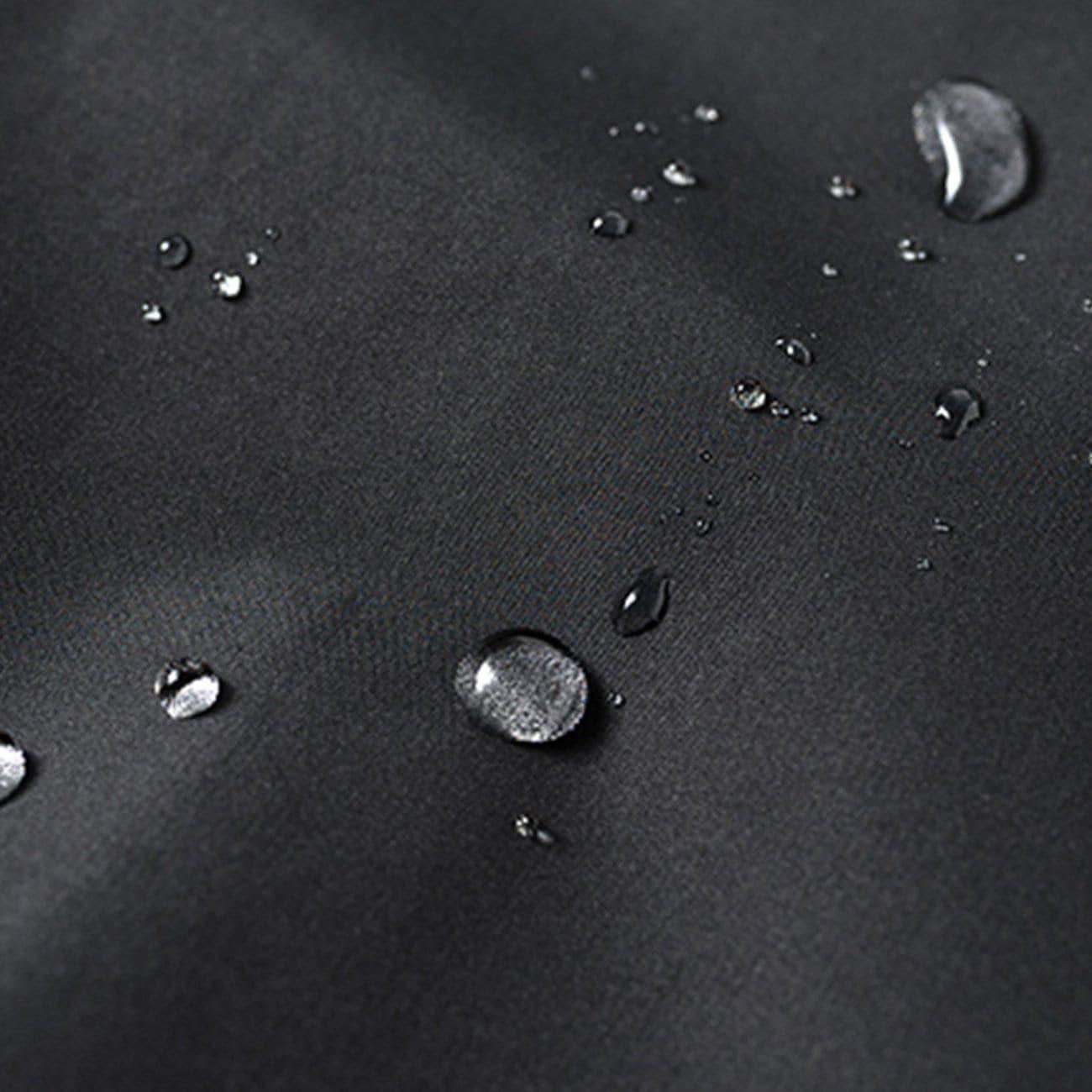 Functional Print Slit Waterproof Cloak Jacket