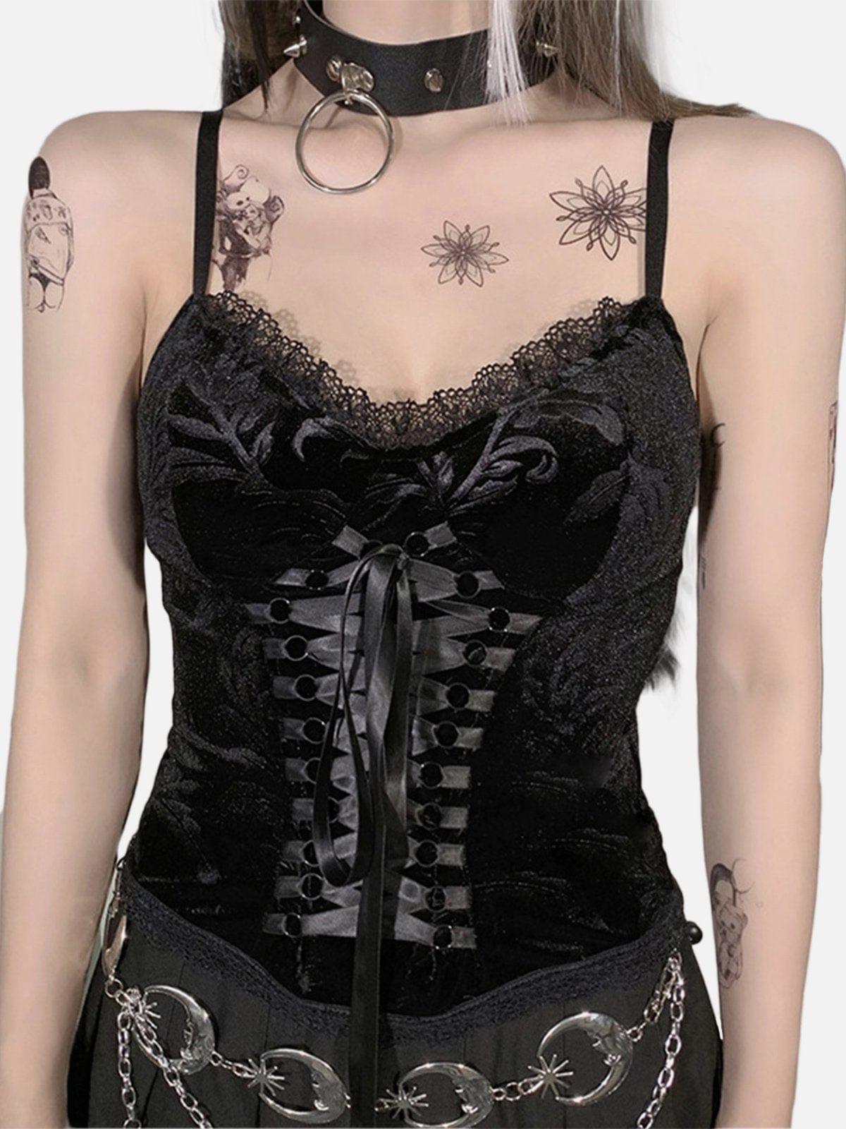 Sexy Lace Vintage Vest