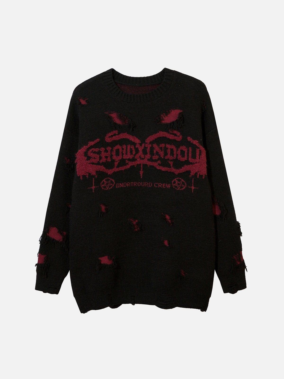 Cut Hollow Sweater