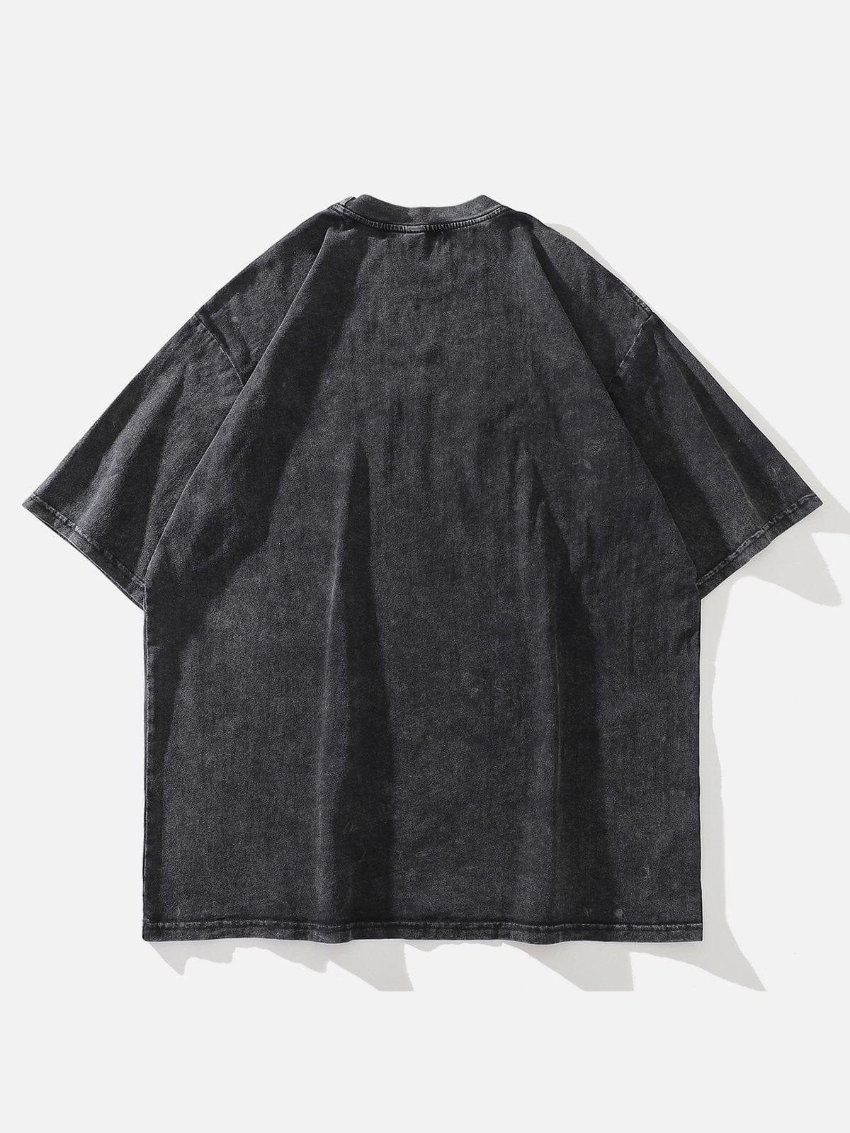 Bone Fingers Washed Graphic Tee