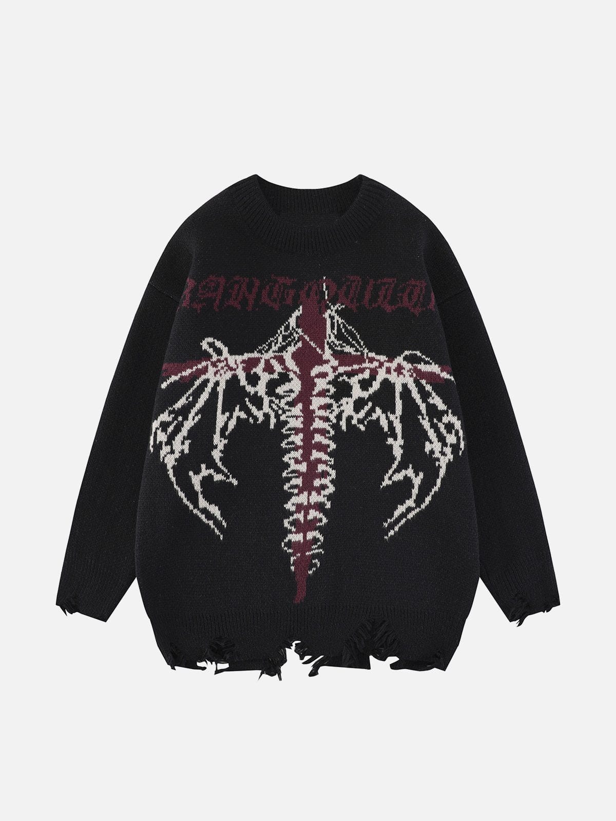 Cross Dragon Bone Knit Sweater