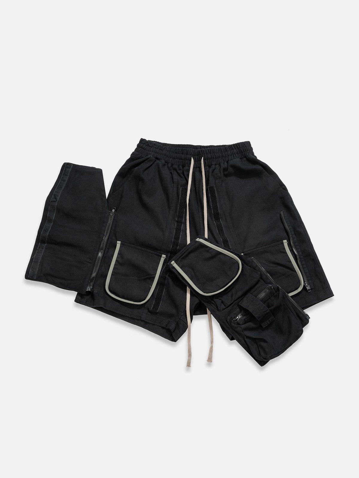 Removable Pockets Cargo Shorts