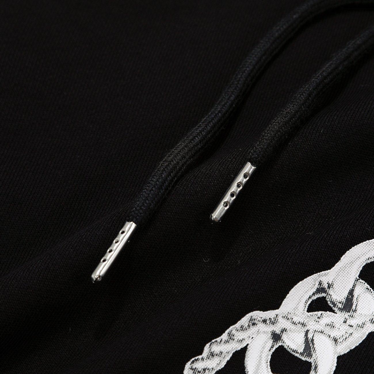 Alphabet Necklace Print Hoodie