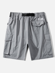 Personalized Belt Multi Pockets Shorts
