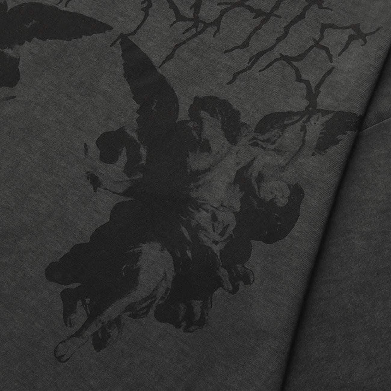 Dark Angel Print Washed Tee