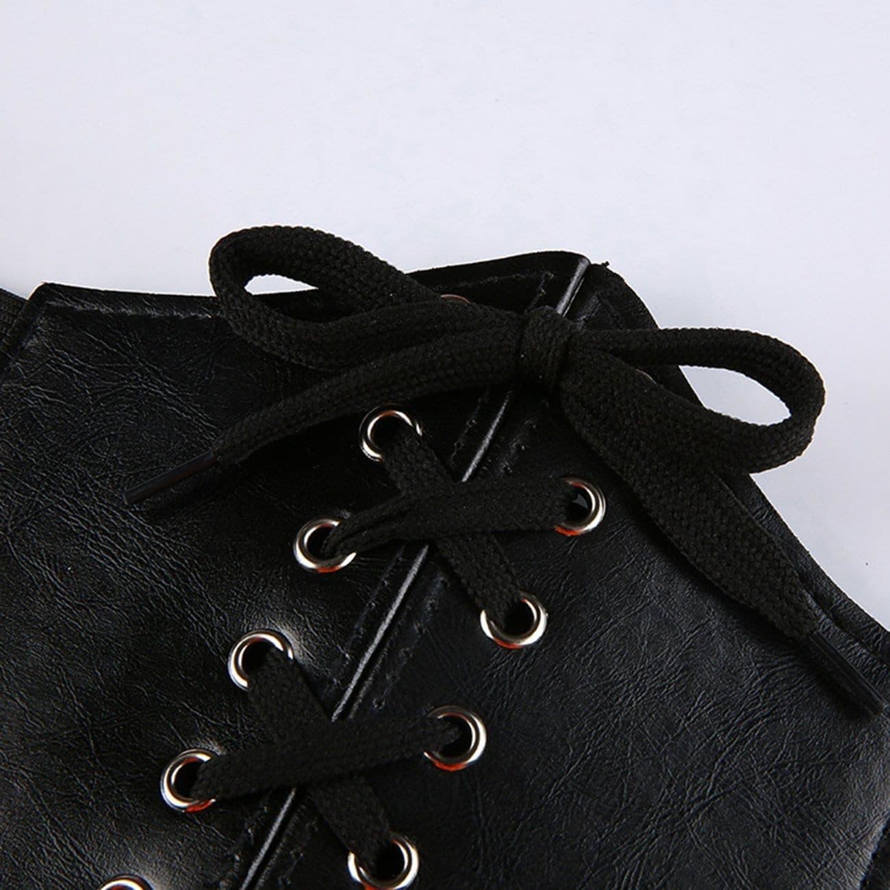 Punk Dark Irregular PU Belt