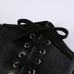 Punk Dark Irregular PU Belt