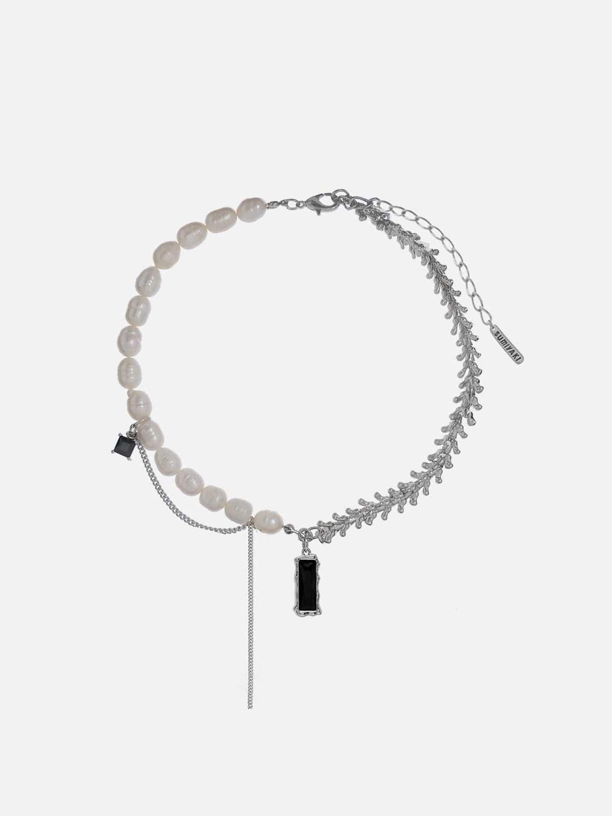 Pearl Patchwork Necklace