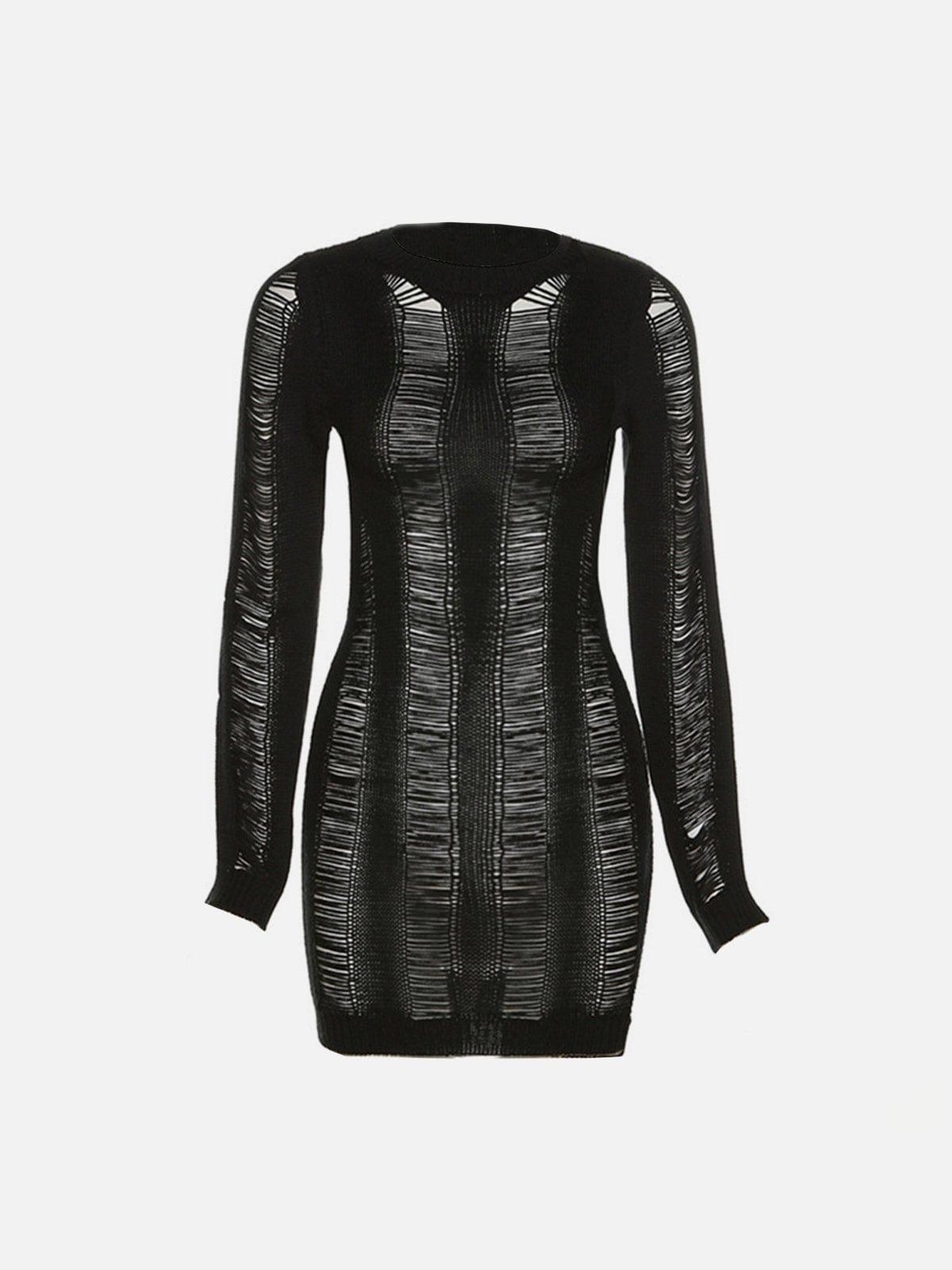 Hollow Backless Dress