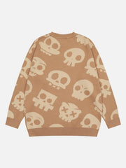 Tie Dye Crucifix Knit Sweater
