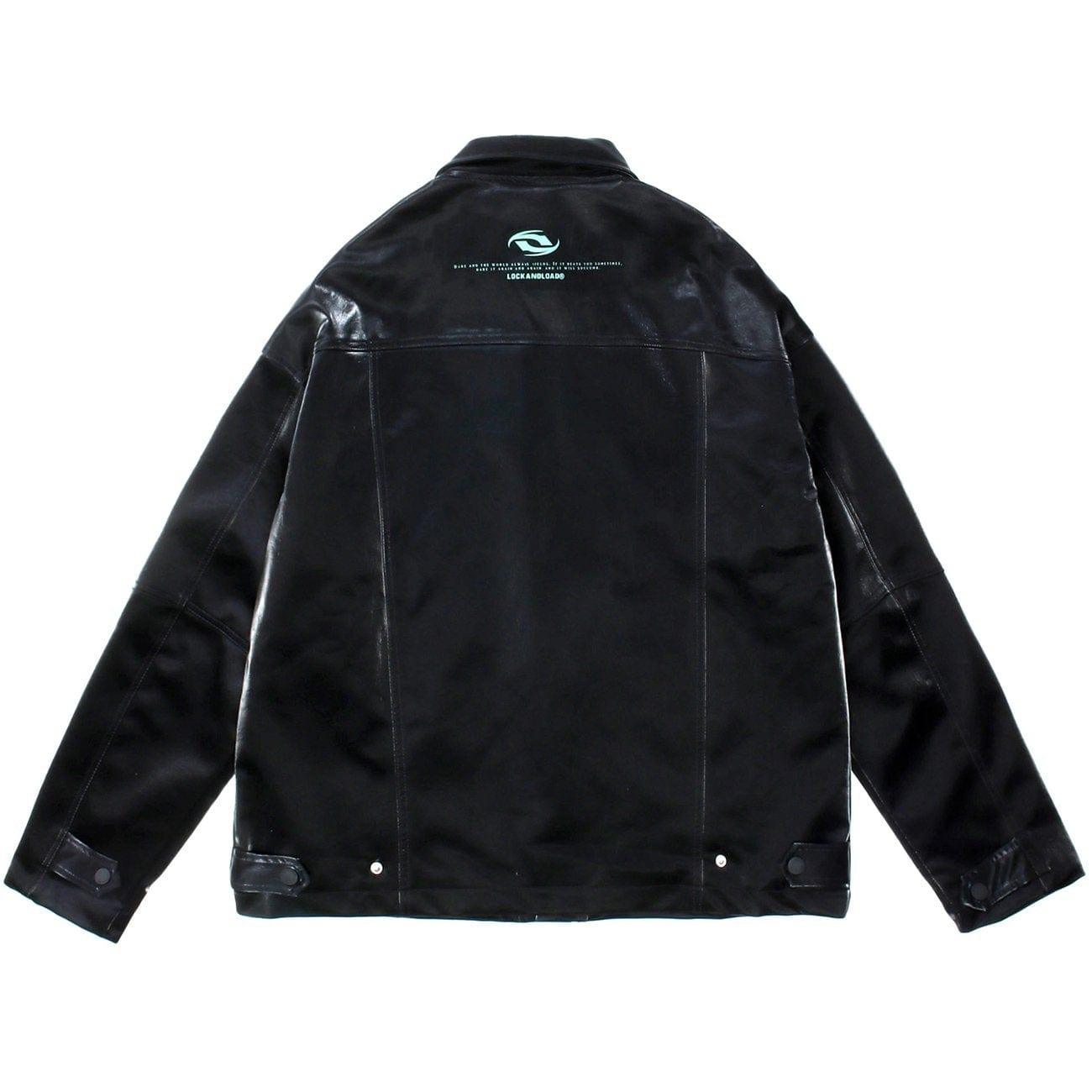 Solid Color Patchwork Jacket