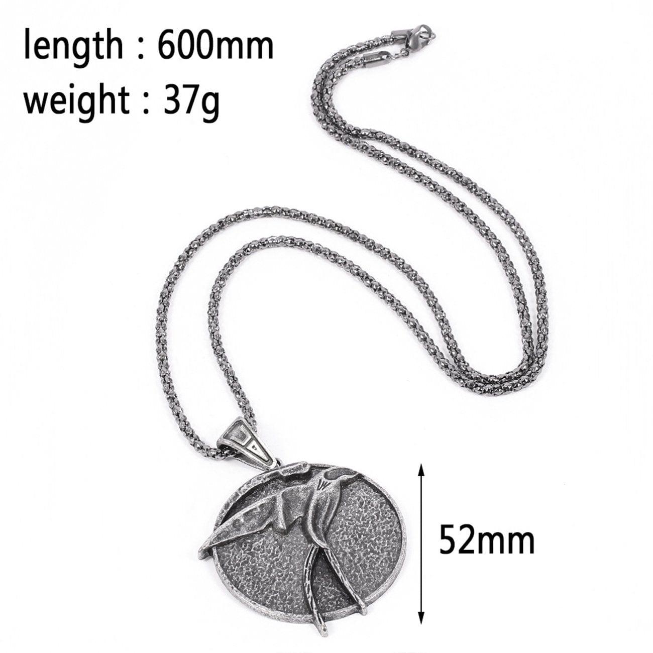 Witcher Wolf Head Necklace