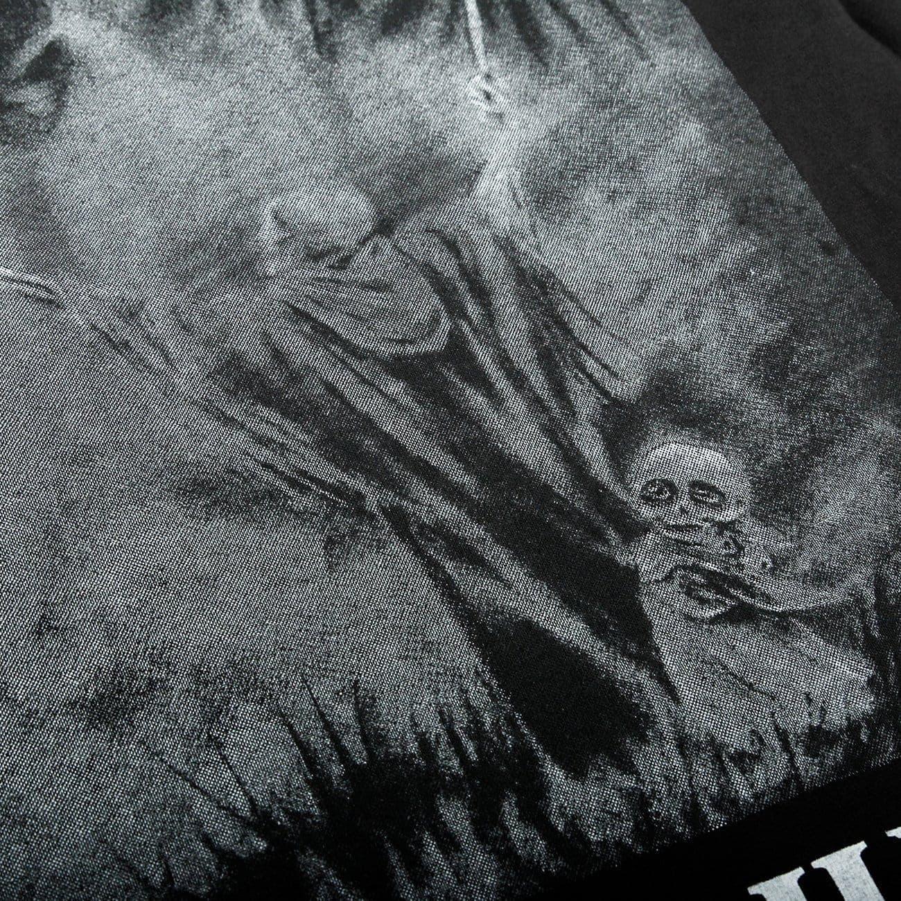 Dark Ghost Skull Print Cotton Sweatshirt