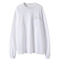 Solid Color Embroidery Sweatshirt