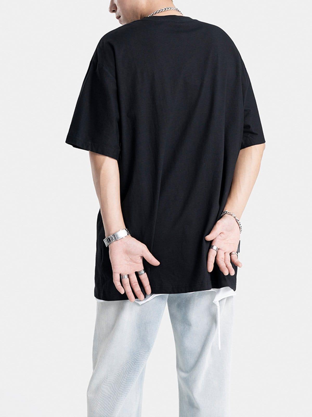 Abstract Letters Graphic Tee