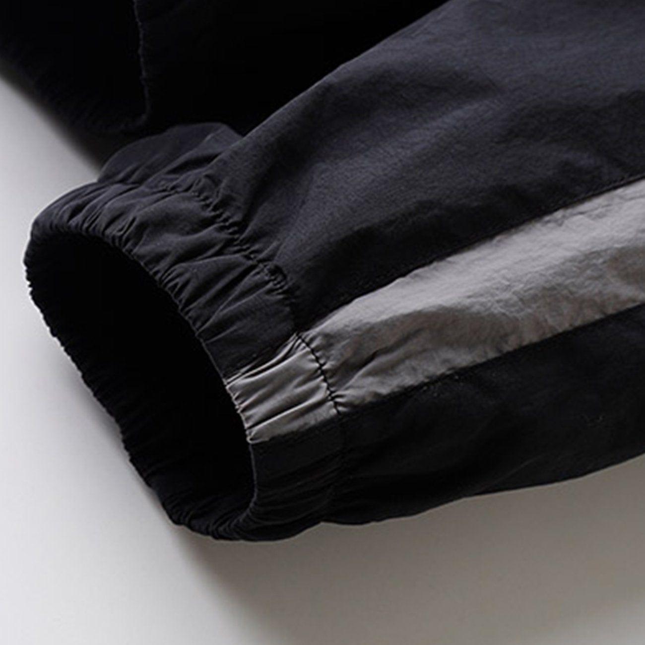 Function Patchwork Print Sweatshirt
