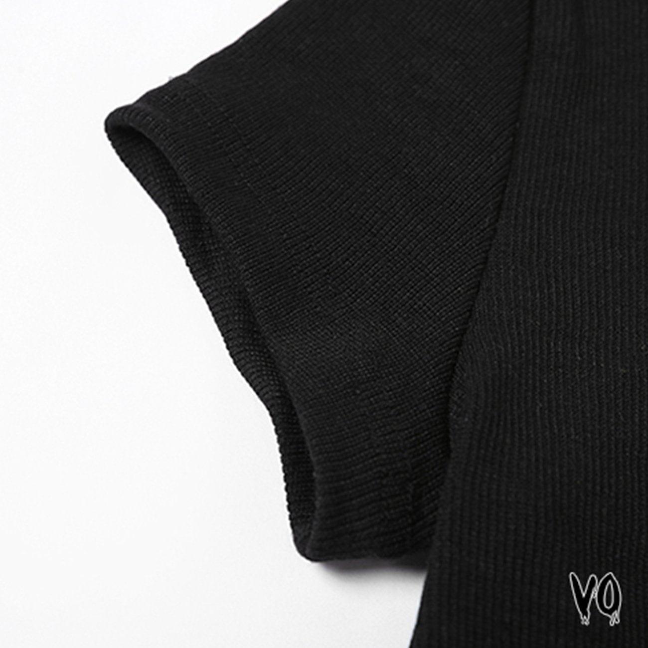 Dark Hollow Chain Short Sleeve T Shirt