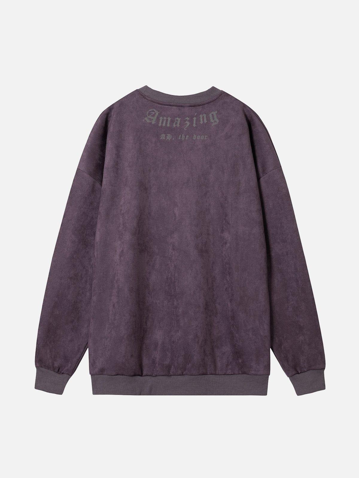Cross Necklace Sweatshirt
