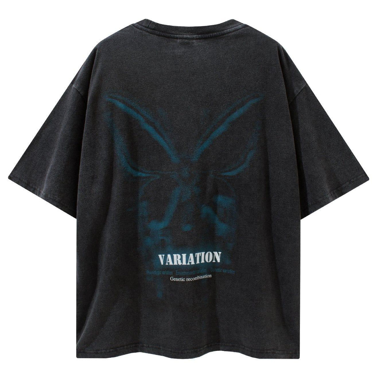 Butterfly Print Washed Tee