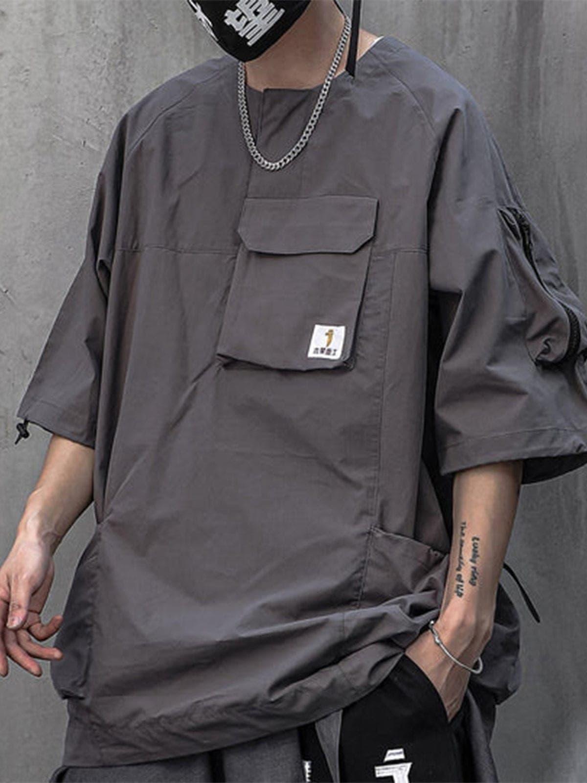 Combat Drawstring Cargo Tee