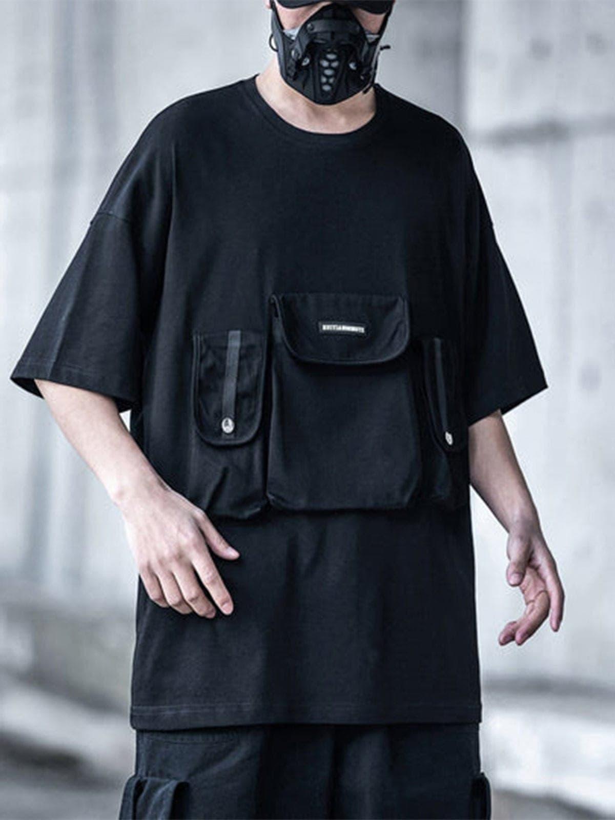 Dark Multi Pockets Tee