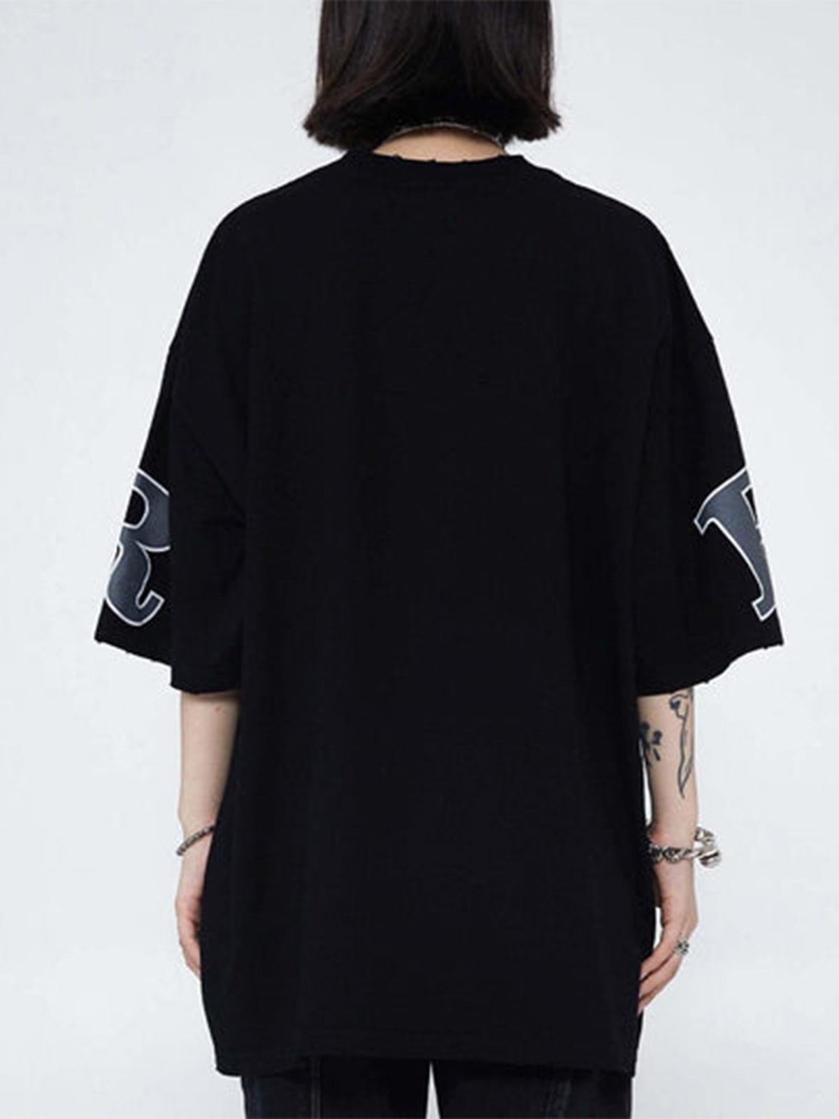 Cut Star Letters Graphic Tee