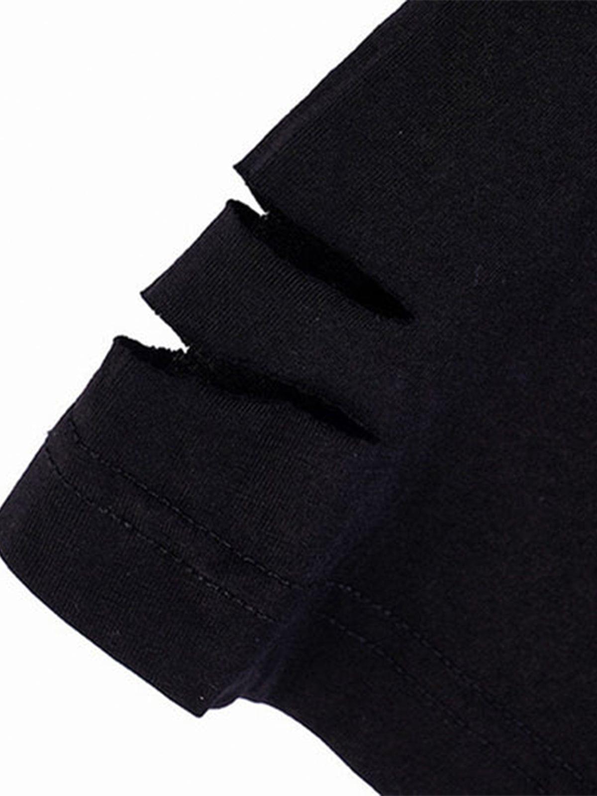 Cut Irregular Hem Tee