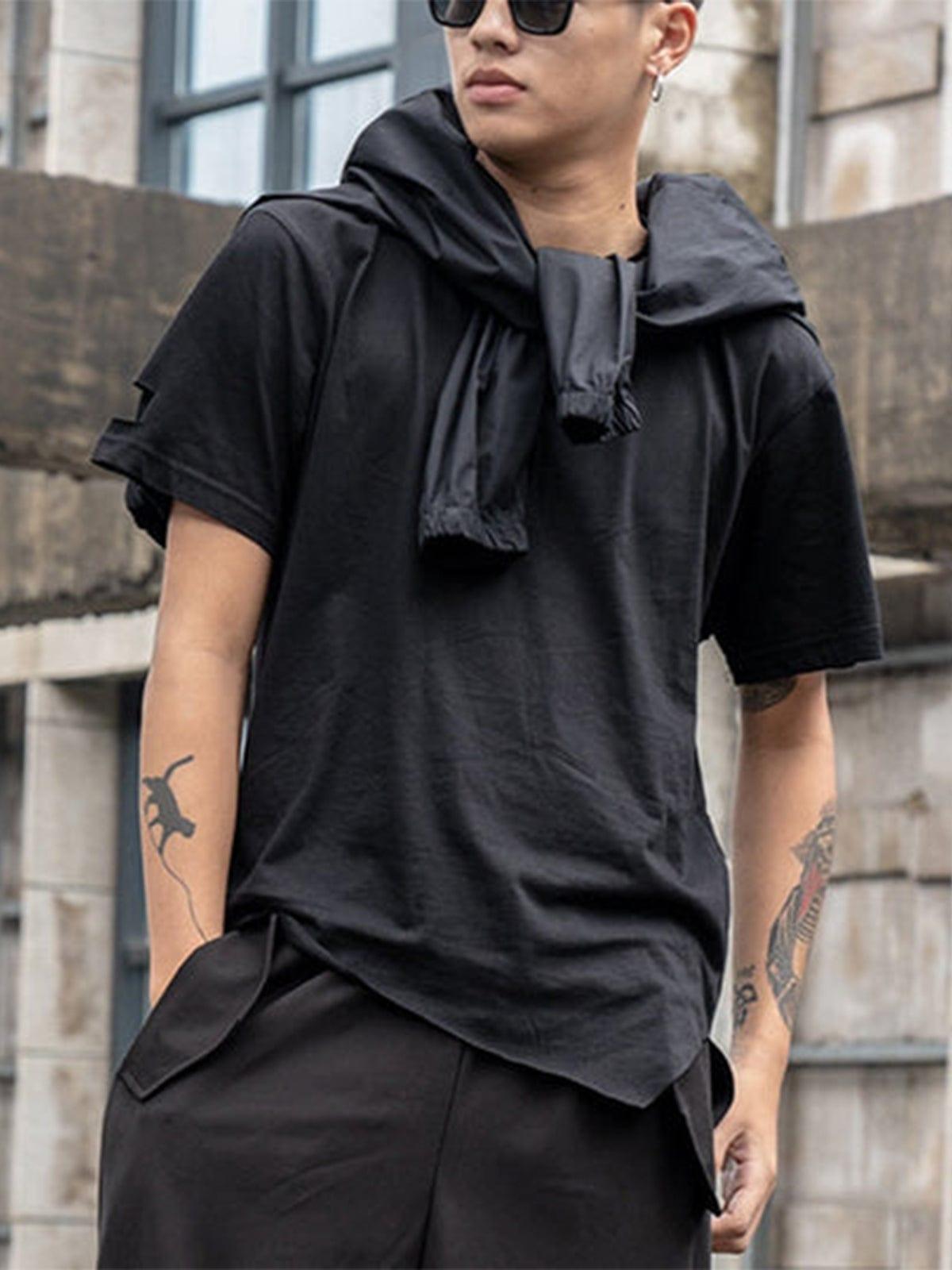 Cut Irregular Hem Tee