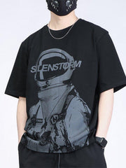 Space Astronaut Graphic Cotton Tee