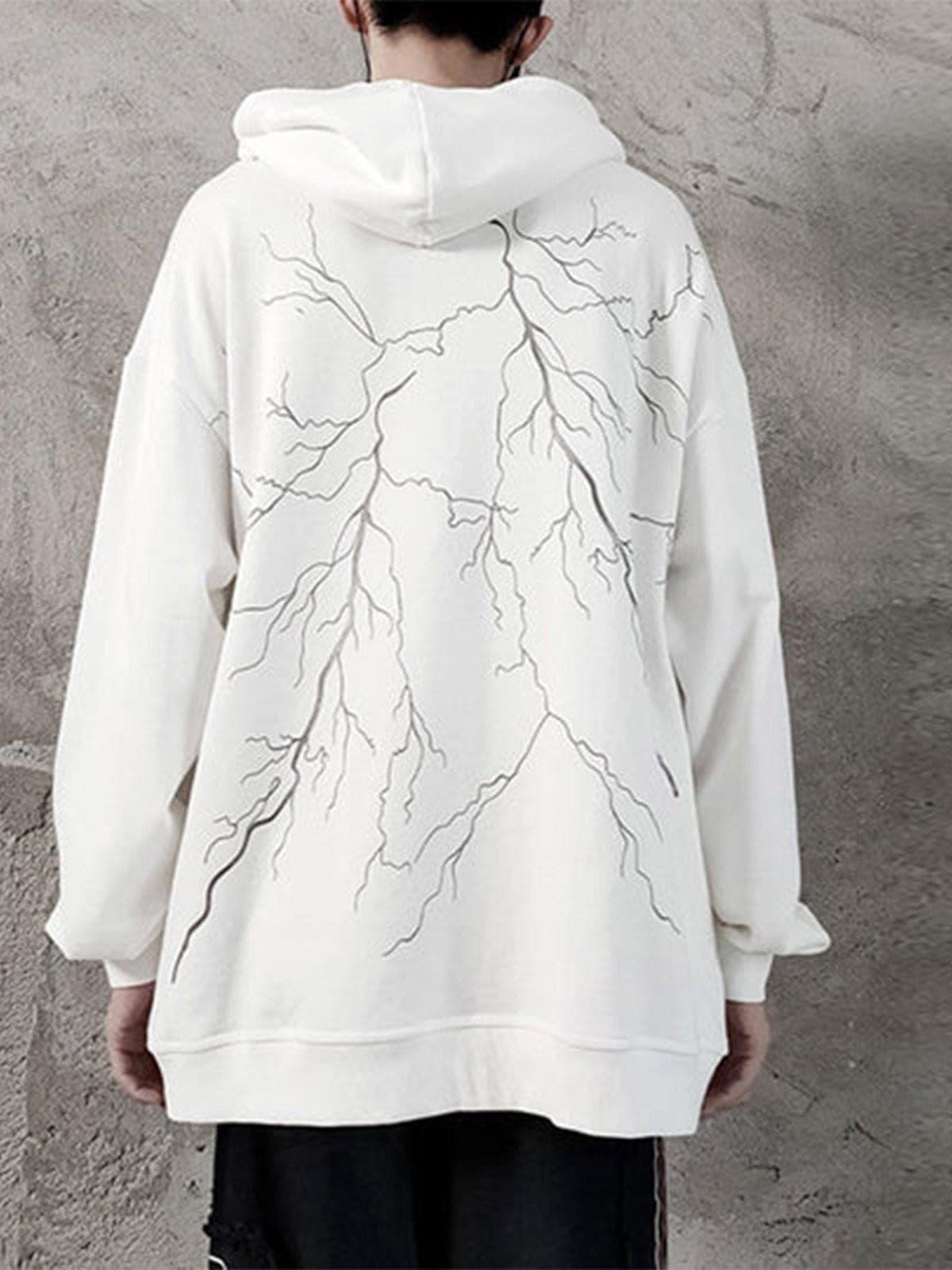 Dark Lightning Butterfly Chain Hoodie