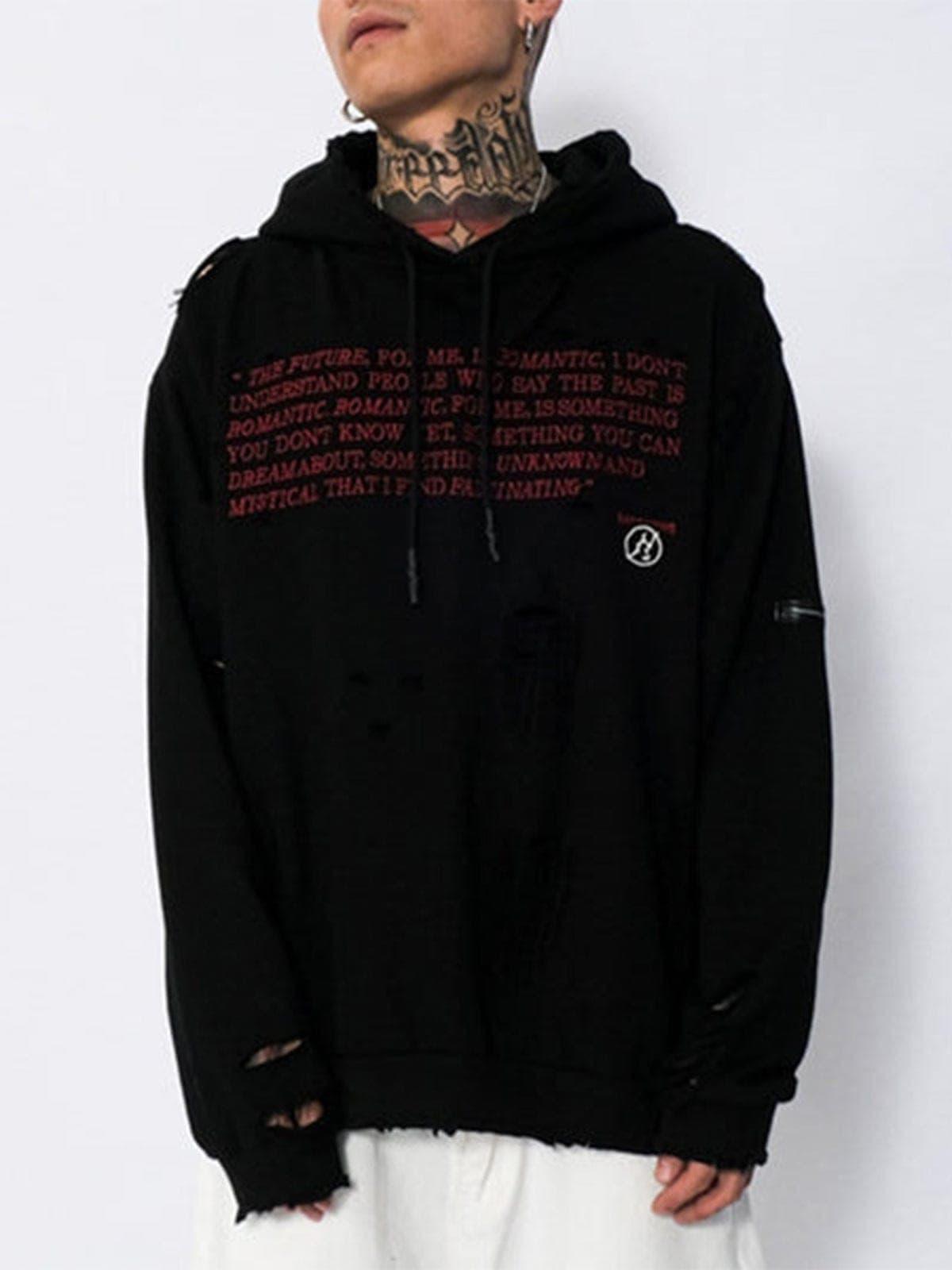 Silhouette Avatar Print Hoodie