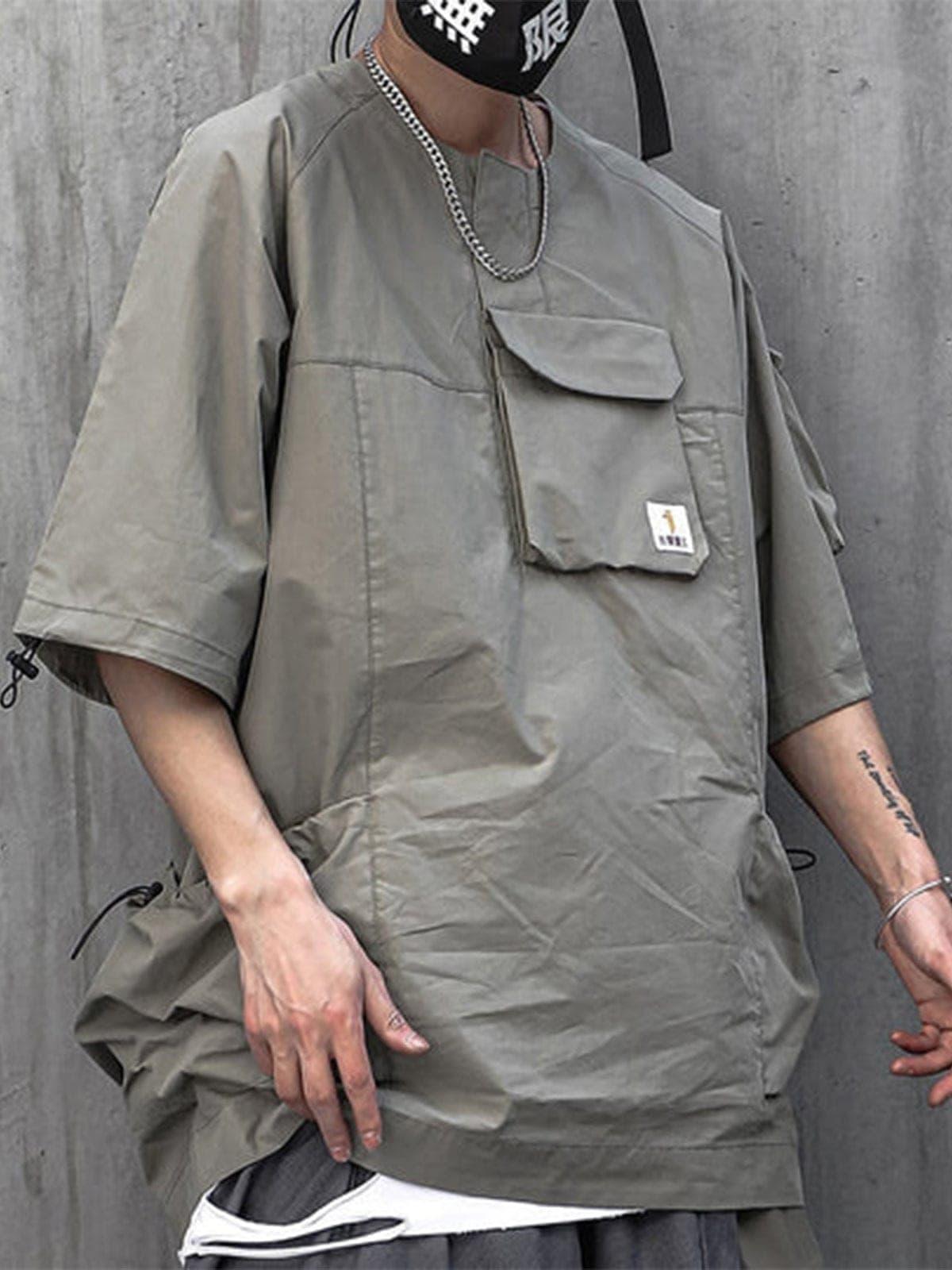 Combat Drawstring Cargo Tee