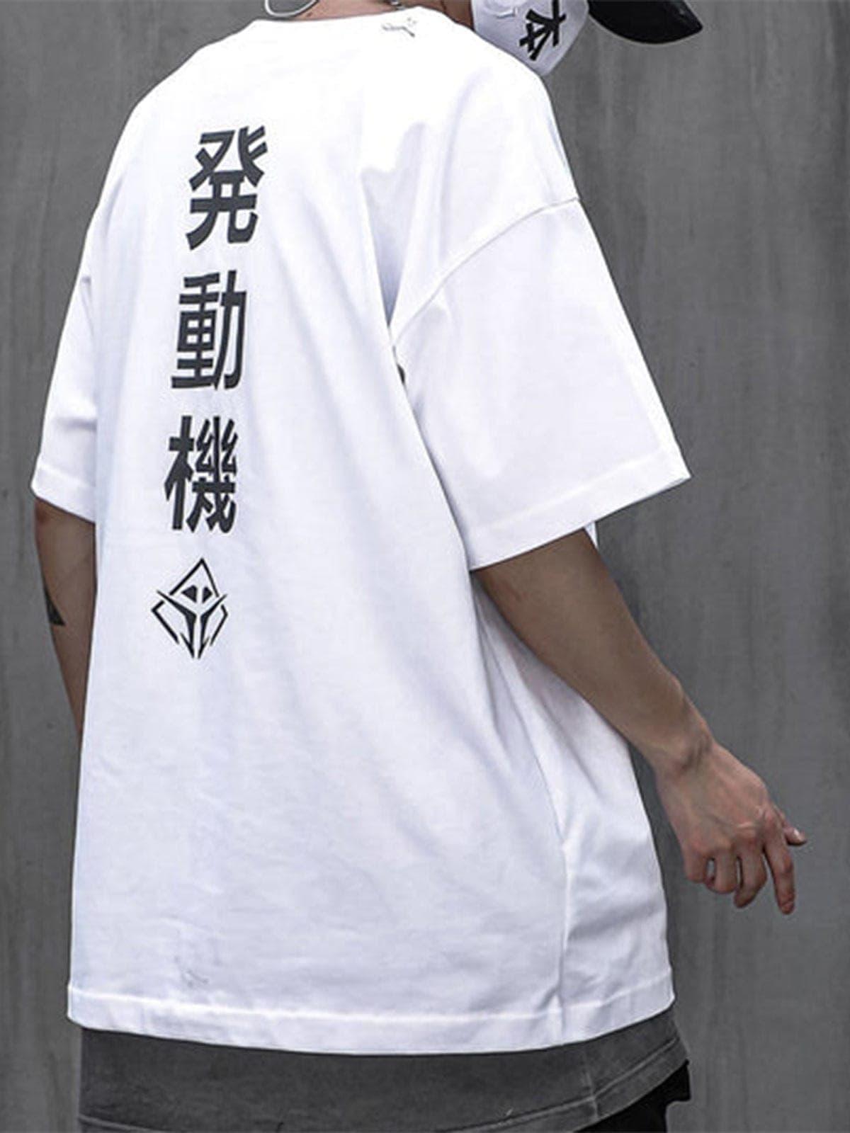Cyberpunk Devil Embroidery Tee