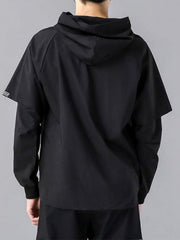Dark Fake Two Hoodies