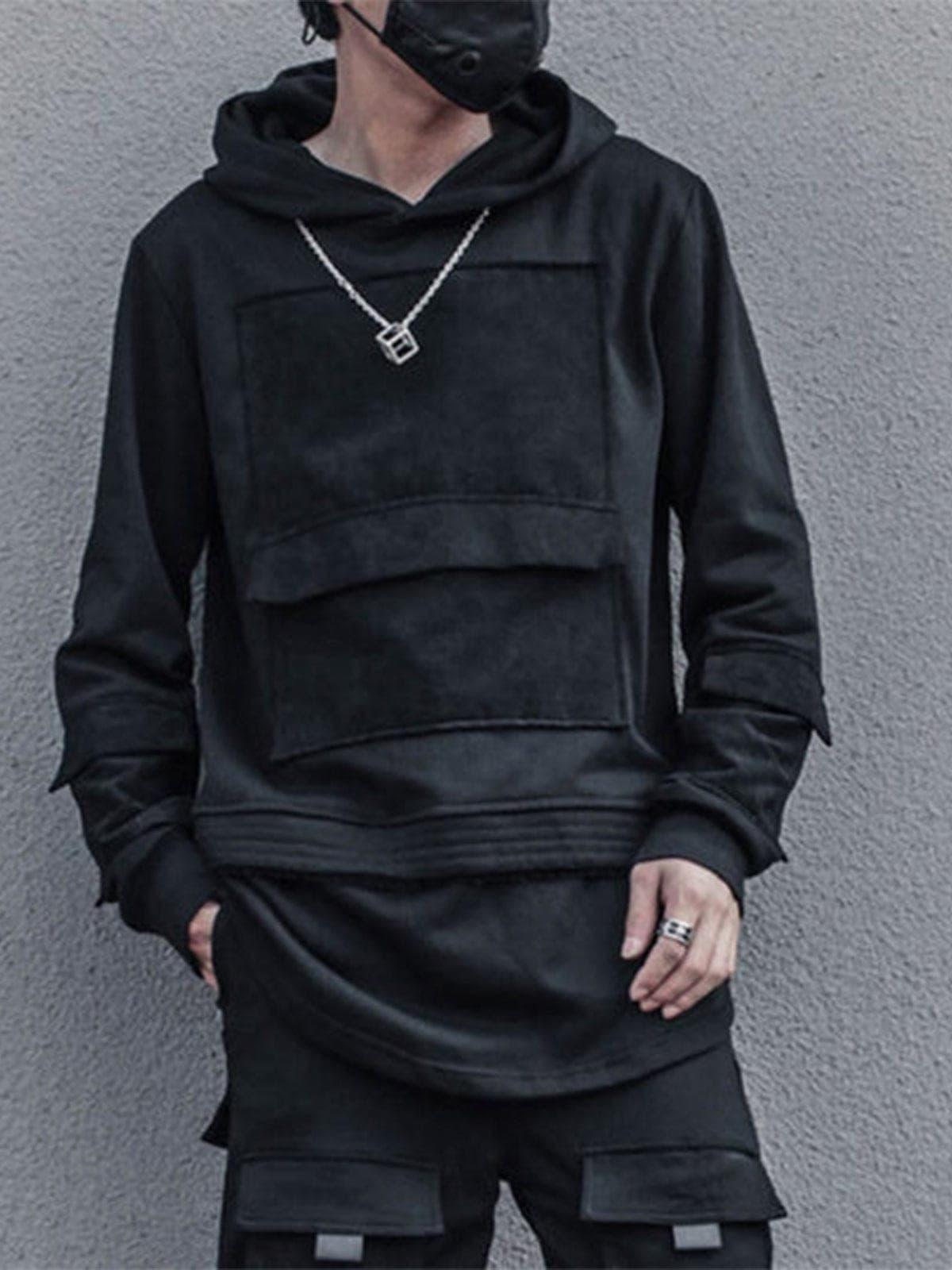 Dark Patchwork Hoodies