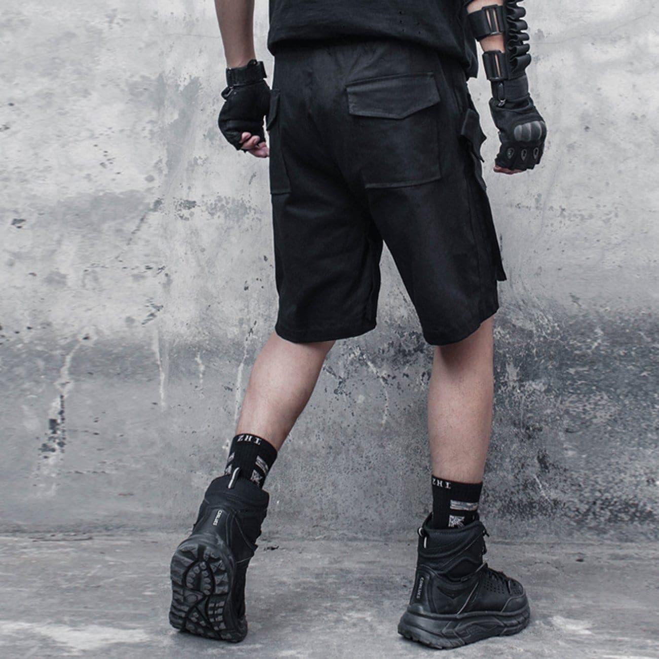 Functional Asymmetric Rope Shorts