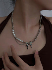 Pearl Butterfly Necklace