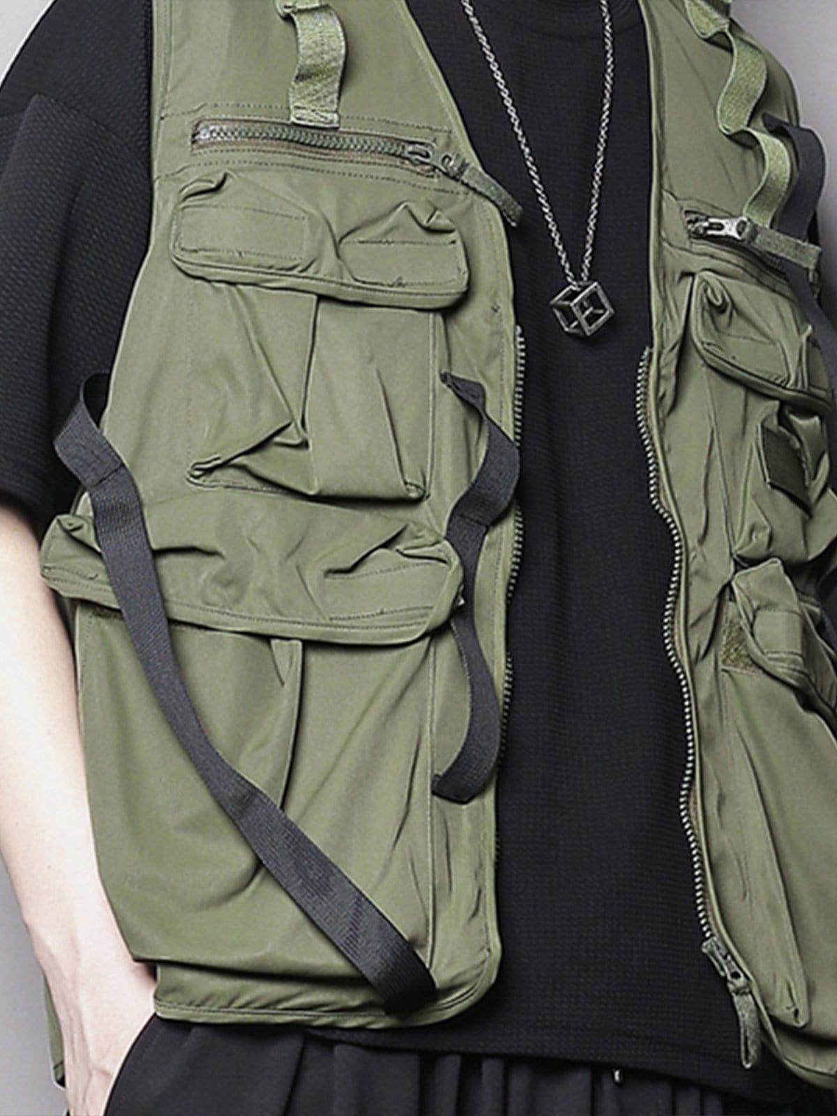 Multi Pockets Function Vest