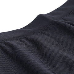 Dark Cross Print High-waist Pleated Skirt