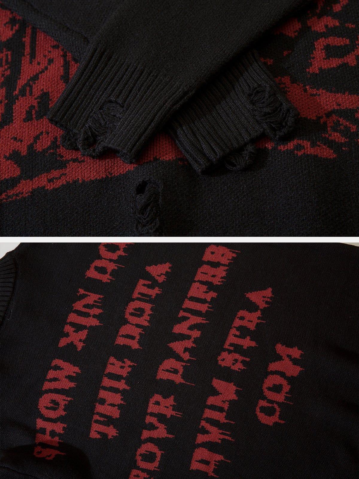 Film Effect Abstraite Sweater