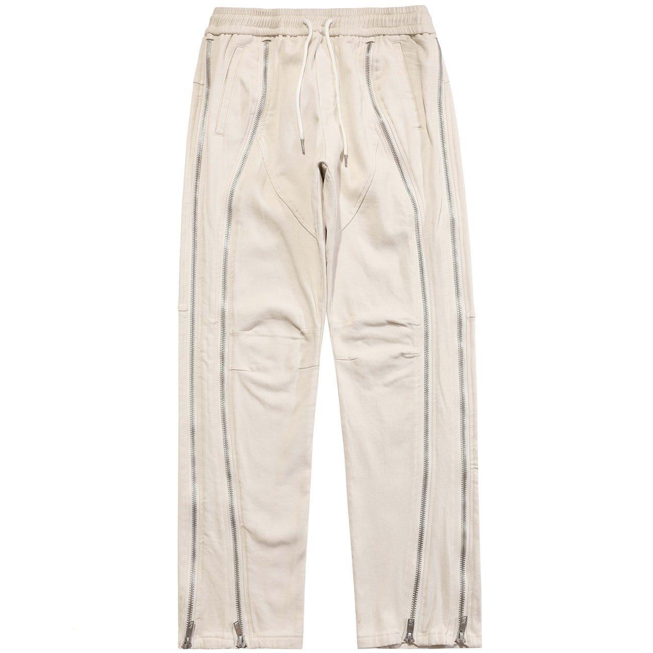 Multi-layer Zipper Pants