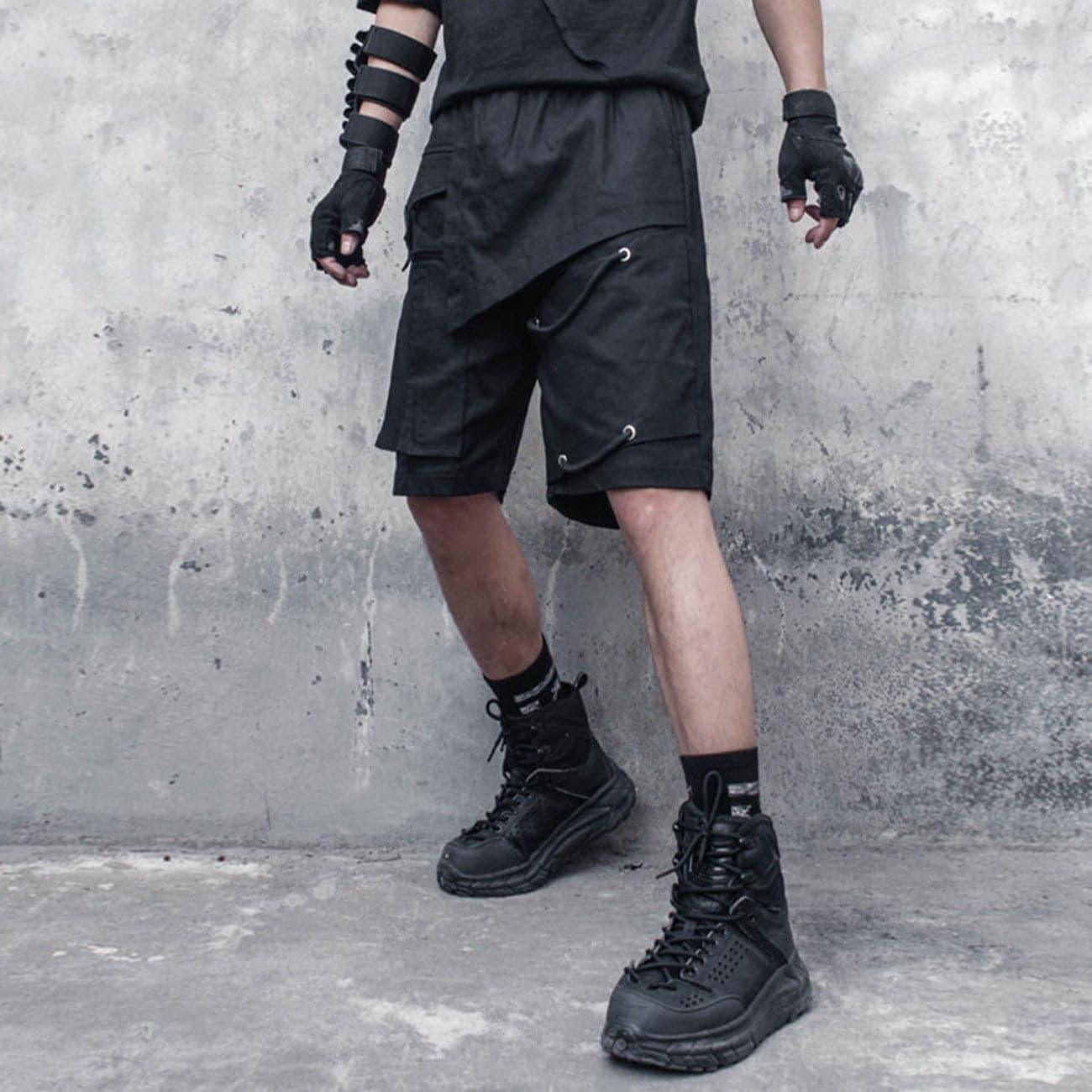 Functional Asymmetric Rope Shorts