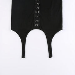 Irregular Personalized Buckle Dress