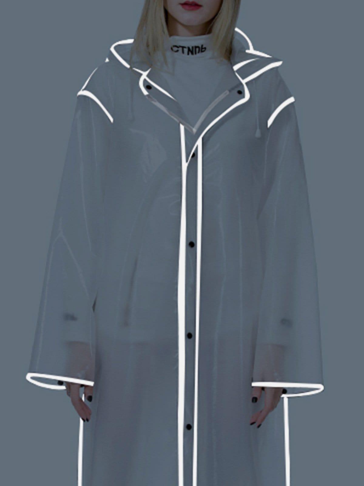 Transparent Reflective Raincoat Jacket